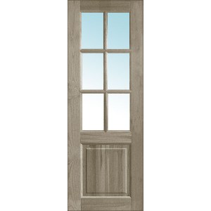 Дверь деревянная межкомнатная из массива дуба, сорт А/В, Классик под стекло